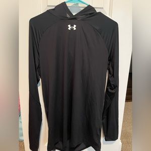 black under armour dry fit hoodie